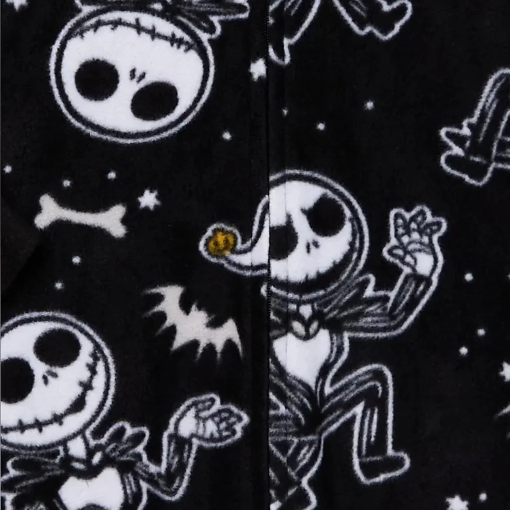 NIGHTMARE BEFORE CHRISTMAS SLEEPER - BLACK MULTI SIZES (NEW WITH TAGS)